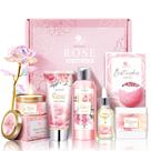 Conjunto de banho e corpo para presentes, óleo essencial de rosa LUCOTIYA para mulheres