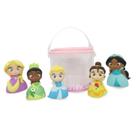 Conjunto de banho oficial da Disney Store Princess Kids com 5 bonecos