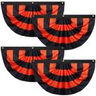 Conjunto de banners de Halloween Newwiee, 4 peças, 45x90 cm, preto e laranja Conjunto de banners de Halloween Newwiee, 4 peças, 45x90 cm, preto e laranja