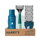 Conjunto de barbeadores Harry's Razors para homens com recargas de 5 lâminas e gel de barbear