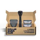 Conjunto de barbear Dollar Shave Club The Guest Pass com 2 cartuchos