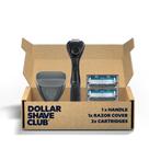 Conjunto de barbear Dollar Shave Club The Guest Pass com 2 cartuchos