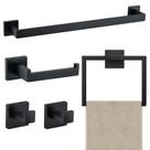 Conjunto de barra para toalha de banheiro JOPOFI 60 cm em aço inoxidável fosco Conjunto de barra para toalha de banheiro JOPOFI 60 cm em aço inoxidável fosco
