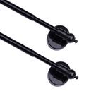Conjunto de barras de cortina BOOM JOG Magnetic para portas de metal 23-41cm, pacote com 2 unidades