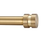 Conjunto de barras de cortina Joodxoe, haste lateral de alumínio dourado quente de 30-50 cm