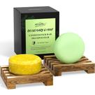 Conjunto de barras de shampoo e condicionador POP MODERN.C Rosemary 160g Conjunto de barras de shampoo e condicionador POP MODERN.C Rosemary 160g