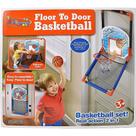 Conjunto de basquete 2 em 1 do chão à porta