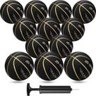 Conjunto de basquete Jerify 12 x 75 cm de borracha tamanho 7, bomba incluída Conjunto de basquete Jerify 12 x 75 cm de borracha tamanho 7, bomba incluída
