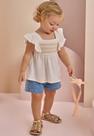 Conjunto de Bata em Blend de Linho Infanti