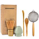 Conjunto de batedor para chá matcha SHONMISEN, kit cerimonial de 5 peças Conjunto de batedor para chá matcha SHONMISEN, kit cerimonial de 5 peças