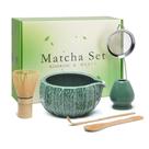 Conjunto de batedores Matcha RANERANE, 6 unidades com tigela, peneira, colher e colher