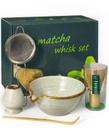 Conjunto de batedores Matcha Taruzil com tigela Matcha, batedor de bambu, colher