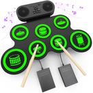 Conjunto de bateria elétrica VerkTop Dual Speaker com gravação para crianças Conjunto de bateria elétrica VerkTop Dual Speaker com gravação para crianças