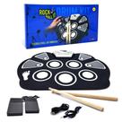 Conjunto de bateria Rock And Roll It Roll Up portátil para crianças e adultos