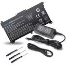 Conjunto de baterias Emaks HT03XL 41 Wh 11,4 V com carregador UL para HP Pavilion 14