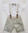 Conjunto de batizado masculino