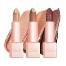 Conjunto de batons Oulac Moisture Nude Brown 3 peças com óleo de rosa damasco Conjunto de batons Oulac Moisture Nude Brown 3 peças com óleo de rosa damasco