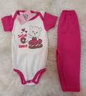 Conjunto de bebê com 2 peça com boby e calça Amorinhababykids.7