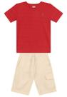 Conjunto de Bermuda Infantil Menino Brandili