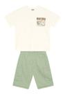 Conjunto de Bermuda Menino Infantil Brandili