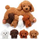 Conjunto de bichos de pelúcia Honoson Nurturing Dog Mommy com 4 filhotes Conjunto de bichos de pelúcia Honoson Nurturing Dog Mommy com 4 filhotes