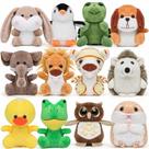 Conjunto de bichos de pelúcia Safari, 12 unidades - Tiger Elephant Lion +
