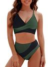 Conjunto de biquíni Blooming Jelly High Waisted Full Coverage 2025 XL