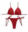 Conjunto de biquini cortininha com bojo Biquini fio dental