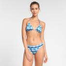 Conjunto de Biquíni Cortininha Phra Yai Stephanie Riple Lateral Empina Bumbum