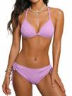 Conjunto de biquíni CUPSHE, maiô feminino, texturizado, moldado, copo L, lavanda