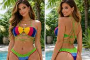 conjunto de biquini de croche