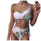 Conjunto de biquíni feminino bandeau bandagem push-up trajes de banho brasileiros maiô