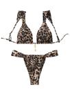 Conjunto de biquíni MakeMechic com estampa floral e tanga triangular