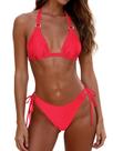 Conjunto de biquíni MIKETAI Triangle para mulheres com gravata lateral