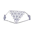 Conjunto De Biquíni Sexy Com Corações De Strass Brilhantes Para Mulheres, Moda De Verão, Roupa De