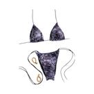 Conjunto De Biquíni Sexy Com Estampa Para Mulheres, Mini Maiô, Micro Biquíni, Moda De Praia Conjunto De Biquíni Sexy Com Estampa Para Mulheres, Mini Maiô, Micro Biquíni, Moda De Praia