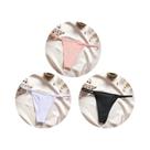 Conjunto De Biquíni Sexy De Cintura Baixa Para Mulheres, Calcinhas T-back M-XL, Lingerie G-String 3