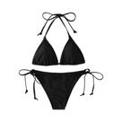 Conjunto De Biquíni Sexy Feminino 2024, Moda De Praia Com Top Triangular E Tanga, Biquíni Brasileiro