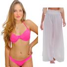 Conjunto De Biquíni Sofisticado + Saída De Praia Kit Diverso