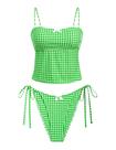 Conjunto de biquíni Tankini Seamoly Open Back Swimsuit para mulheres
