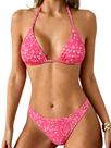 Conjunto de biquíni ZAFUL, maiô feminino Halter Triangle High Cut