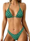 Conjunto de biquíni ZAFUL, maiô feminino Halter Triangle High Cut