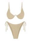 Conjunto de biquíni ZAFUL Sexy Triangle Thong, duas peças, maiô feminino