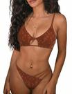 Conjunto de biquíni ZAFUL, tanga sexy com recorte, vermelho, GG