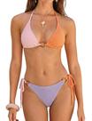 Conjunto de biquíni ZAFUL Triangle para mulheres texturizado em 3 cores Block XL