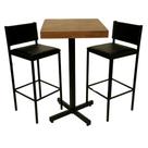 Conjunto de Bistrô Ibiza com 2 banquetas - DG Móveis