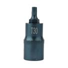Conjunto de Bits de Chave de Fenda 1/2 Polegada - Torx T30, T40, T45, T50, T55, T60, T70 com Adaptador