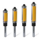 Conjunto de bits de roteador FivePears, rolamento superior e inferior, 4 unidades