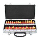 Conjunto de bits de roteador Newdeli 24A Pieces com ponta de carboneto de tungstênio