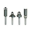 Conjunto de bits de roteador Whiteside 404, 4 peças, 1/4 Shank
